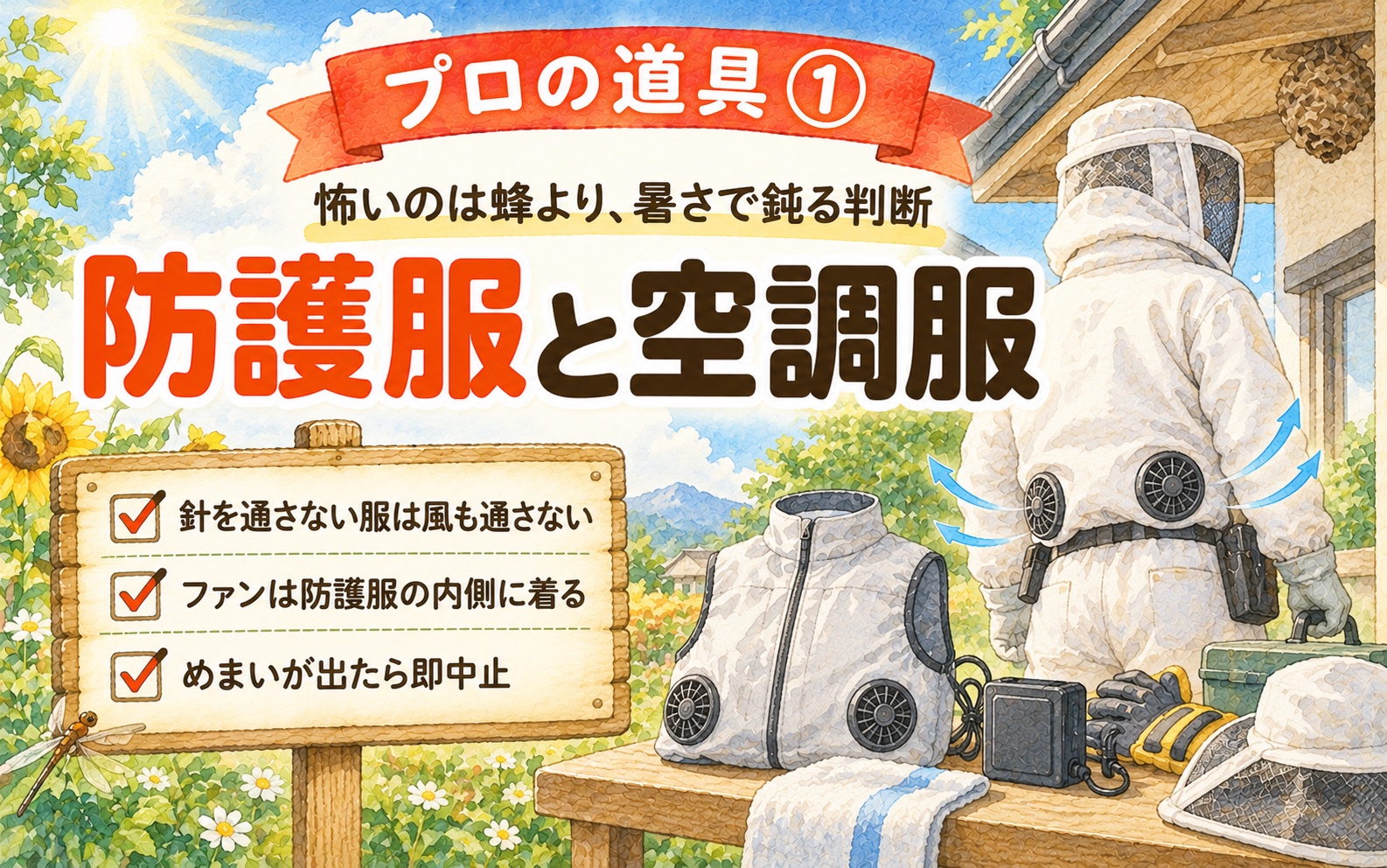 プロの道具① 空調服